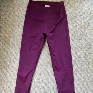 Girlfriend Collective High Rise Compressive Legging, Size S Color Purple